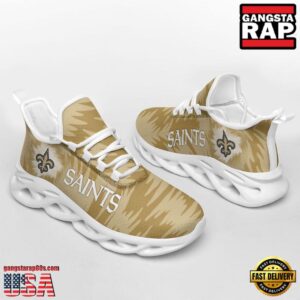 National Football League New Orleans Saints Zebra Sport Team Air Max Shoes Air Cushion Sneakers