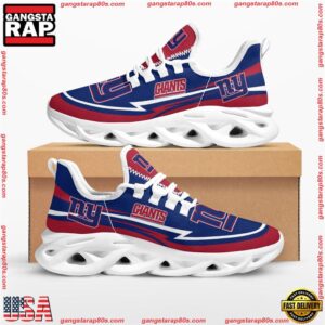 National Football League New York Giants Are Coming Curves Air Max Shoes Air Cushion Sneakers