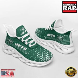National Football League New York Jets Electrical Circuit Sport Team Air Max Shoes Air Cushion Sneakers
