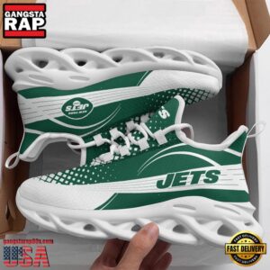 National Football League New York Jets New Design 2025 Air Max Shoes Air Cushion Sneakers