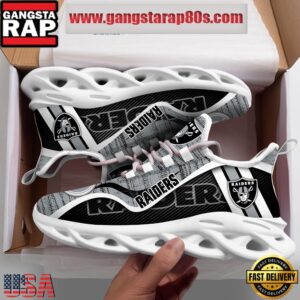 National Football League Oakland Raiders Unique Air Max Shoes Air Cushion Sneakers