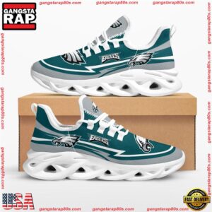 National Football League Philadelphia Eagles Are Coming Curves Air Max Shoes Air Cushion Sneakers