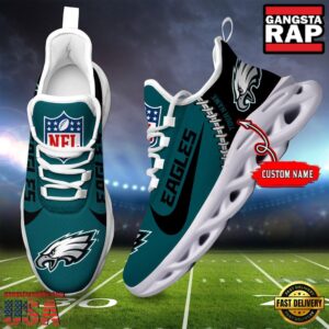 Personalized National Football League Philadelphia Eagles Name Air Max Shoes Air Cushion Sneakers