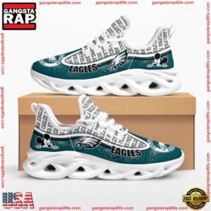National Football League Philadelphia Eagles Mickey Mouse Air Max Shoes Air Cushion Sneakers