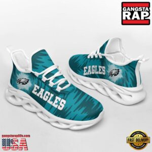National Football League Philadelphia Eagles Zebra Sport Team Air Max Shoes Air Cushion Sneakers