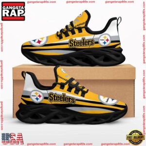National Football League Pittsburgh Steelers Max Soul Running Shoes