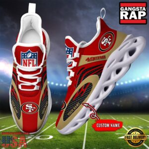 Personalized National Football League San Francisco 49ers Air Max Shoes Air Cushion Sneakers