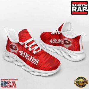 National Football League San Francisco 49ers Zebra Sport Team Air Max Shoes Air Cushion Sneakers