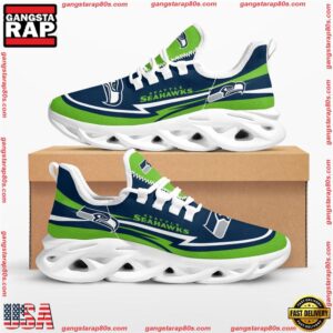 National Football League Seattle Seahawks Are Coming Curves Air Max Shoes Air Cushion Sneakers