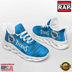 National Football League Tennessee Titans Zebra Sport Team Air Max Shoes Air Cushion Sneakers
