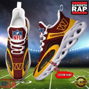 Personalized National Football League Washington Commanders Air Max Shoes Air Cushion Sneakers