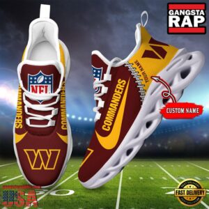 Personalized National Football League Washington Commanders Name Air Max Shoes Air Cushion Sneakers