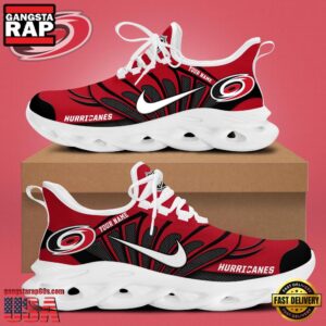 National Hockey League Custom NameCarolina Hurricanes New Design 2025 Air Max Shoes Air Cushion Sneakers