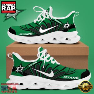 National Hockey League Custom NameDallas Stars New Design 2025 Air Max Shoes Air Cushion Sneakers