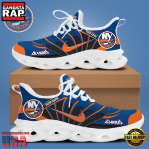 National Hockey League Custom NameNew York Islanders New Design 2025 Air Max Shoes Air Cushion Sneakers