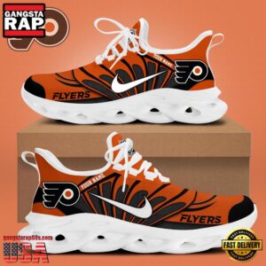 National Hockey League Custom NamePhiladelphia Flyers New Design 2025 Air Max Shoes Air Cushion Sneakers