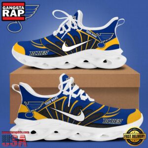 National Hockey League Custom NameSt Louis Blues New Design 2025 Air Max Shoes Air Cushion Sneakers