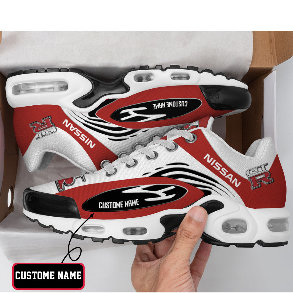 Nissan Gtr Flame Edition Custom Name Air Max Shoes Air Cushion Sneakers 1 Nissan Gtr Flame Edition Custom Name Air Max Shoes Air Cushion Sneakers