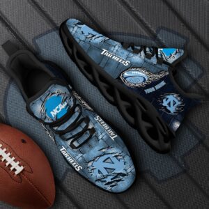 North Carolina Tar Heels Black Max Soul Shoes 2025 Versions, White Max Soul Shoes Custom Your Name Ph879
