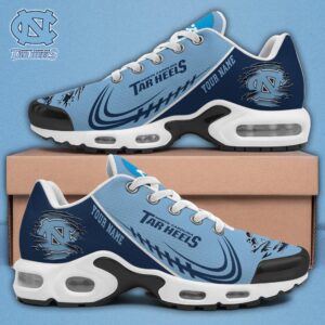 North Carolina Tar Heels Shoes 2025 Version Custom Name