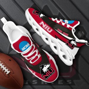 Northern Illinois Huskies White Max Soul Shoes 2025 Versions Custom Your Name, Sports Gift For Fan Ph019