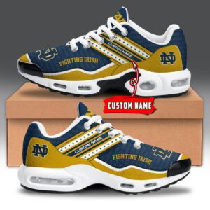 Notre Dame Fighting Irish Personalized Name Team Logo Mix Colors Star Line Air Max Shoes Air Cushion Sneakers