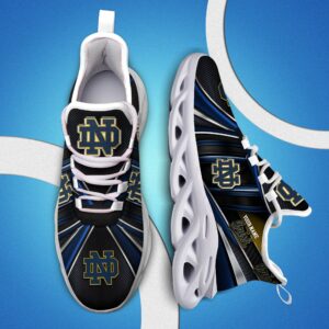 Notre Dame Fighting Irish White C Sneakers 2025 Version Personalized Your Name, Sport Team Sneakers, Sport Gifts Ph892