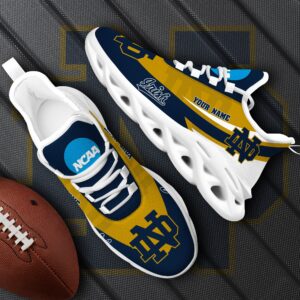 Notre Dame Fighting Irish White Max Soul Shoes 2025 Versions Custom Your Name, Sports Gift For Fan Ph019