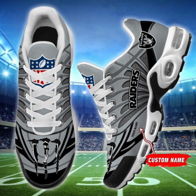 Oakland Raiders Air Max Plus Shoes Sneakers For Men And Women 1 Oakland Raiders Air Max Plus Shoes Sneakers For Men And Women