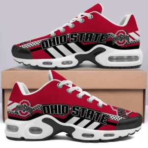 Ohio State Buckeyes Personalized Name Team Mix Colors Sport Team Air Max Shoes Air Cushion Sneakers 360qf-9970