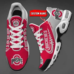 Ohio State Buckeyes Personalized Name Team Mix Colors Sport Team Air Max Shoes Air Cushion Sneakers 861rw-2108