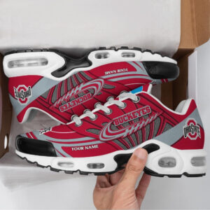 Ohio State Buckeyes Personalized Air Max Shoes Air Cushion Sneakers