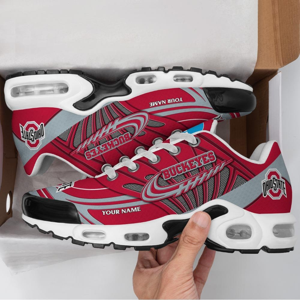 Ohio State Buckeyes Personalized Air Max Shoes Air Cushion Sneakers 1 Ohio State Buckeyes Personalized Air Max Shoes Air Cushion Sneakers