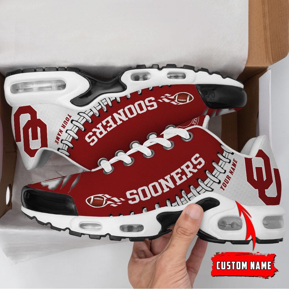 Oklahoma Sooners Personalized Air Max Shoes Air Cushion Sneakers 1 Oklahoma Sooners Personalized Air Max Shoes Air Cushion Sneakers