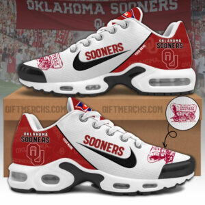 Oklahoma Sooners Shoes 2025 Version Custom Name, Shoes For Sport Fan, Sport Gifts Ph270