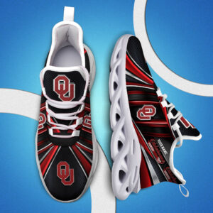 Oklahoma Sooners White C Sneakers 2025 Version Personalized Your Name, Sport Team Sneakers, Sport Gifts Ph892