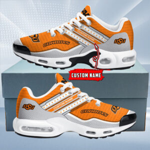Oklahoma State Cowboys Personalized Name Team Logo Mix Colors Star Line Air Max Shoes Air Cushion Sneakers