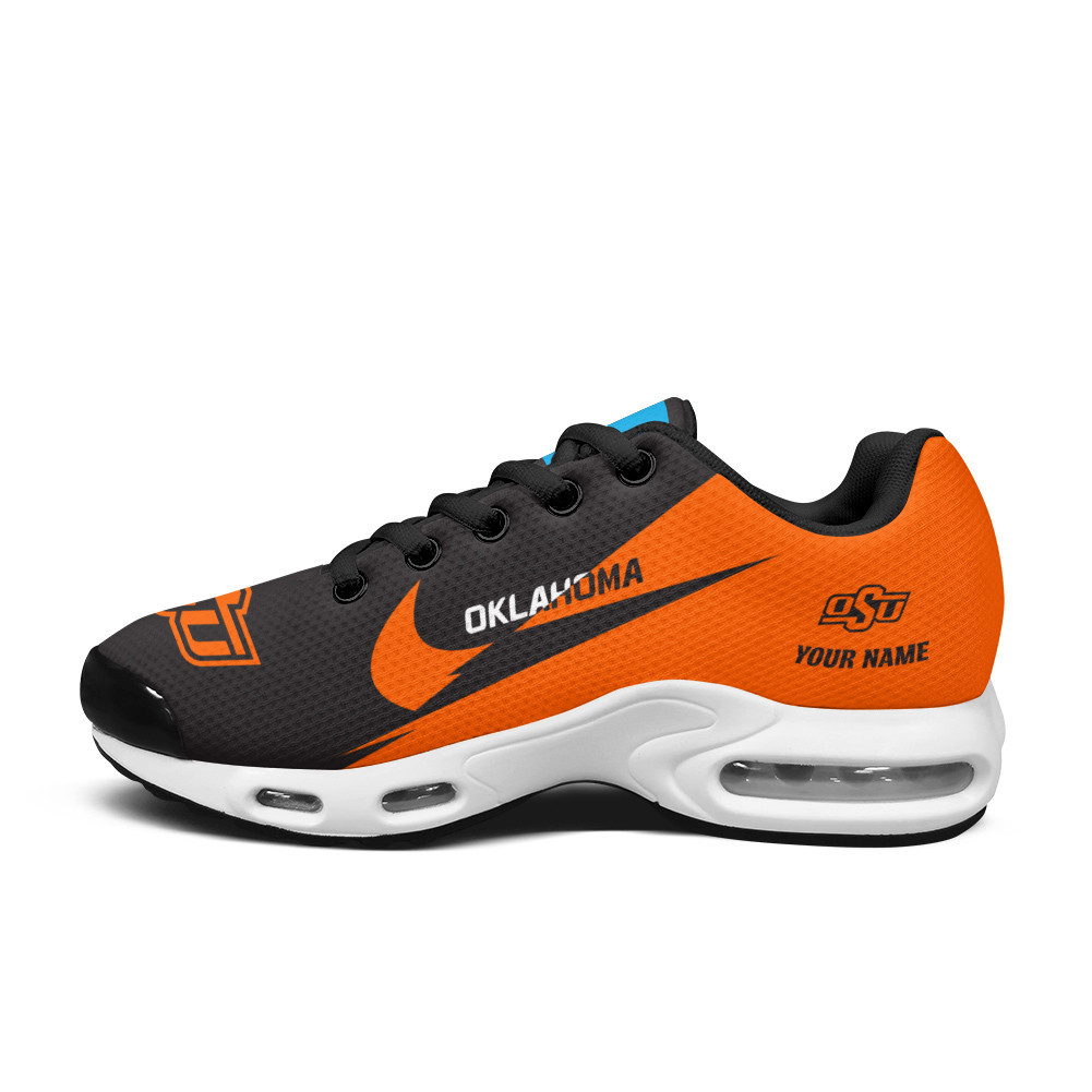 Oklahoma State Cowboys Personalized Name Team Logo Wings Of God Pattern Air Max Shoes Air Cushion Sneakers 1 Oklahoma State Cowboys Personalized Name Team Logo Wings Of God Pattern Air Max Shoes Air Cushion Sneakers