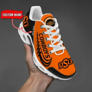 Oklahoma State Cowboys Personalized Name Team Mix Colors Sport Team Air Max Shoes Air Cushion Sneakers 285bv-9123