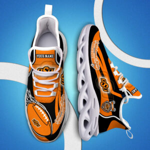 Oklahoma State Cowboys White C Sneakers 2025 Version Personalized Your Name 090