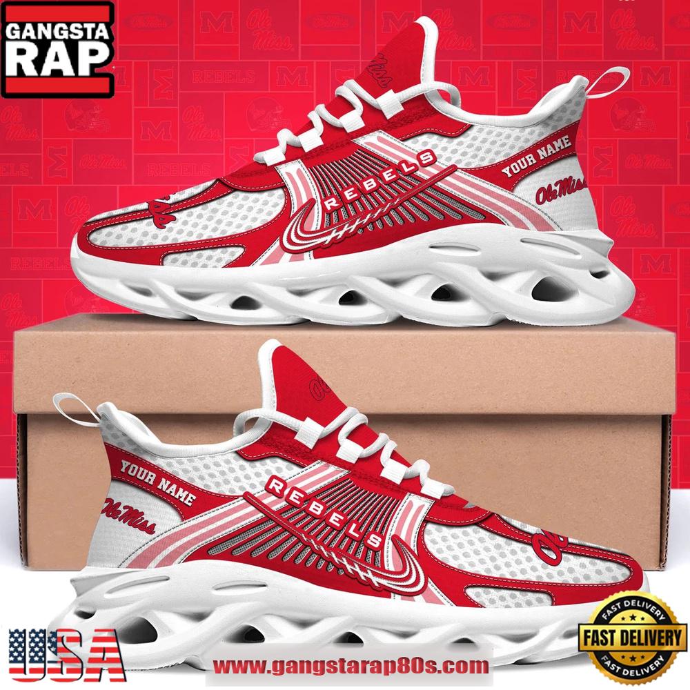 Ole Miss Rebels Personalized Clunky Sneaker Max Soul Shoes 1 Ole Miss Rebels Personalized Clunky Sneaker Max Soul Shoes