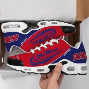 Ole Miss Rebels Personalized Name Team Mix Colors Sport Team Air Max Shoes Air Cushion Sneakers 484mt-9299