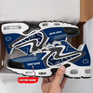 Penn State Nittany Lions Personalized Name Team Checkmark Logo Mix Colors Stitch Line Shoes Air Cushion Sneakers