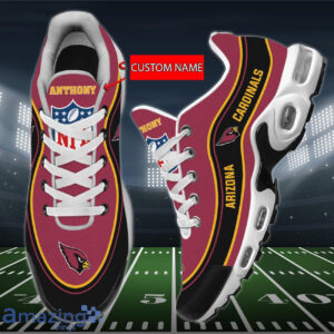 Personalized Arizona Cardinals Team Logo Team Name On Black Air Max Shoes Air Cushion Sneakers