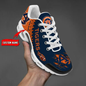 Personalized Auburn Tigers Team Logo Pattern Air Max Shoes Air Cushion Sneakers
