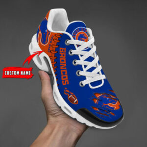 Personalized Boise State Broncos Team Logo Pattern Air Max Shoes Air Cushion Sneakers