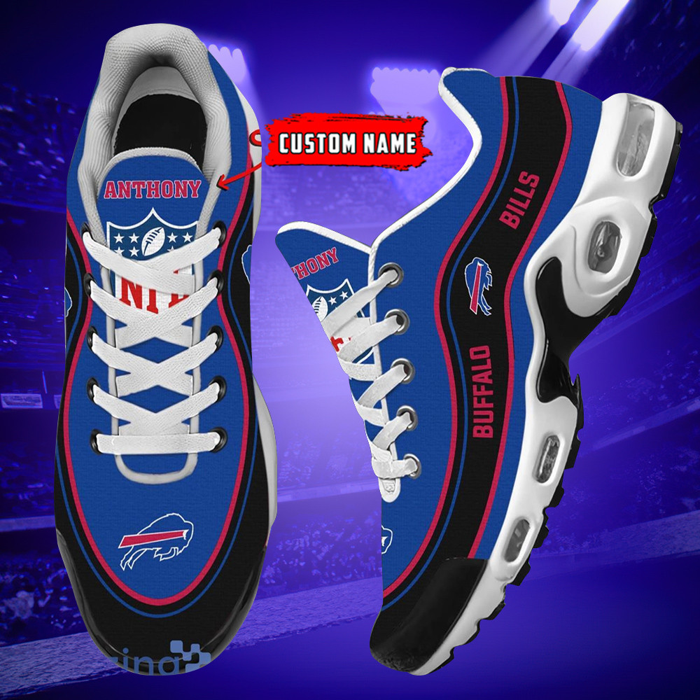 Personalized Buffalo Billsteam Logo Team Name On Black Air Max Shoes Air Cushion Sneakers 1 Personalized Buffalo Billsteam Logo Team Name On Black Air Max Shoes Air Cushion Sneakers