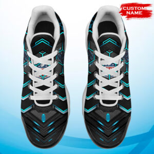 Personalized Carolina Panthersteam Logo Team Neon Color Air Max Shoes Air Cushion Sneakers