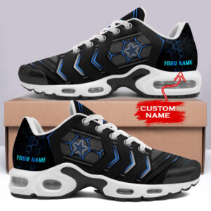 Personalized Dallas Cowboys Team Logo Team Neon Color Shoes Air Cushion Sneakers