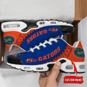 Personalized Florida Gators Team Logo Rugby Ball Pattern Shoes Air Cushion Sneakers